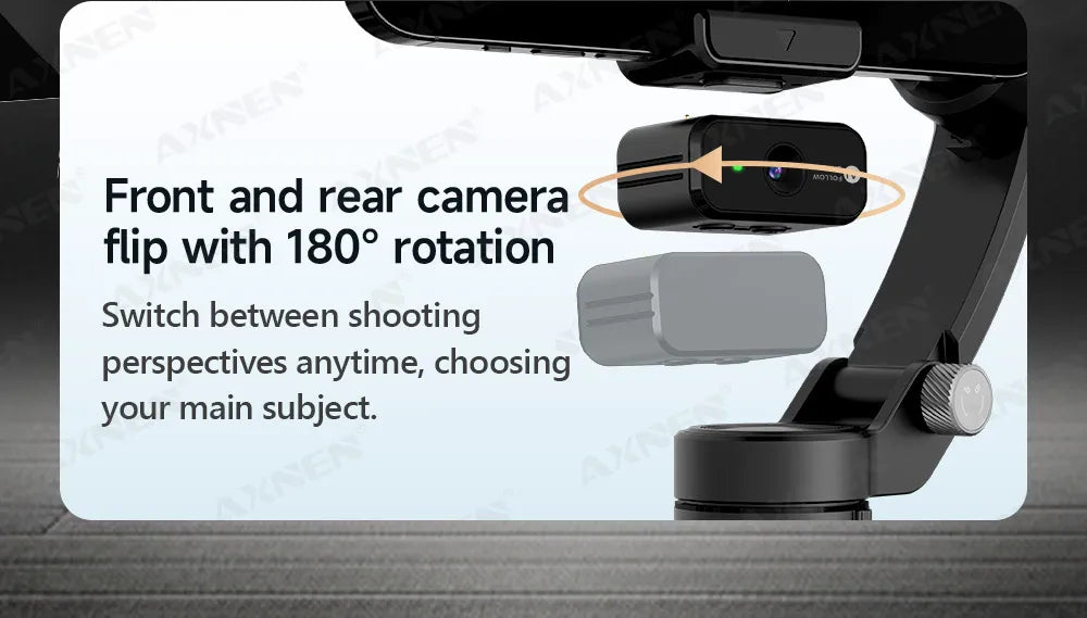 Handheld 3-Axis Gimbal Phone Holder Anti Shake Video Record with Selfie Tripod Stabilizer for Xiaomi iPhone Cellphone Smartphone