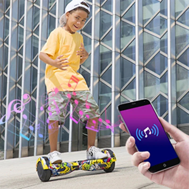 High Quality 8 Inch Two Wheel Hoverboard Electric Self Balancing Scooter Led Lights Self-balancing Electric Scooters