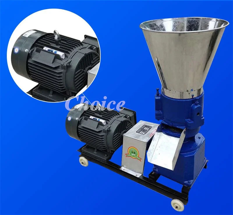 Hot Sale Poultry Chicken Feed Production Grinding Machine Animal Fish Food Processing Cattle Pig Sow Feed Pellet Making Machine