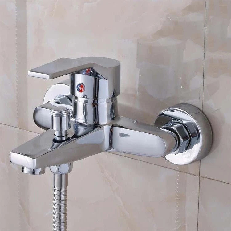 Home Bathroom Triple Shower Faucet Support Hot and Cold Water Faucet Bath Bath Mixer Valve Shower Set Bathroom Accessories
