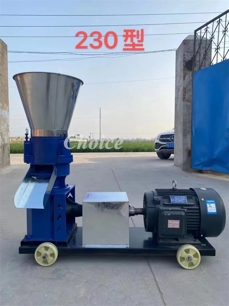 Hot Sale Poultry Chicken Feed Production Grinding Machine Animal Fish Food Processing Cattle Pig Sow Feed Pellet Making Machine