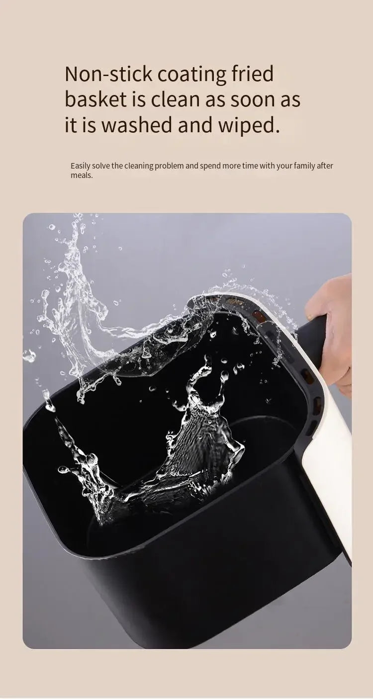 10L Shenhua Smart Air Fryers Large-capacity Household Multi-functional Smart Oil-free Smokeless Electric Oven Air Fryers 220V