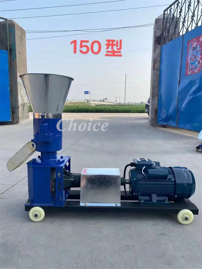 Hot Sale Poultry Chicken Feed Production Grinding Machine Animal Fish Food Processing Cattle Pig Sow Feed Pellet Making Machine
