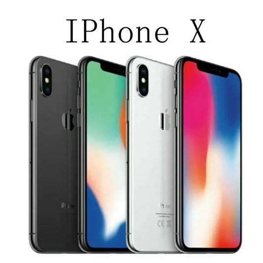 Unlocked Original iPhone X 4G IOS LTE CellPhone 64GB/256GB ROM 5.8" A11 Bionic Chip Hexa Core FACE ID iphone x Mobile Cell Phone