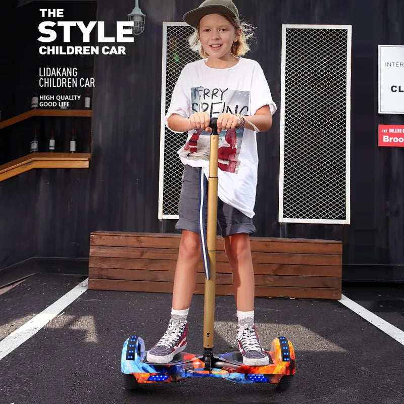 Hot Sale 2024 7inch Electric Hoverboard with LED Lights Balance Wheel 8.5inch China A8 300w 36v Double Wheel Hover Scooter