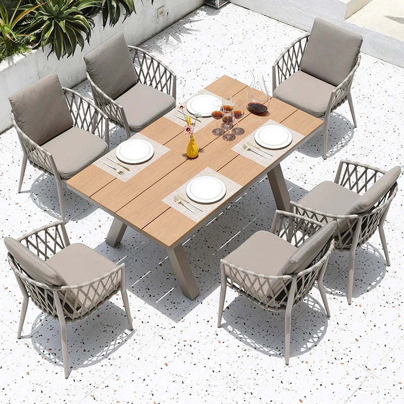 High quality Outdoor Natural Rattan Furniture Popular Garden Furniture Chair and Table Outdoor furniture Sets