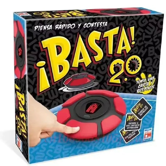 NewBasta 2.0 Board Game Spanish Version Quick Thinking Full Letters English Travel Games Gifts Fast-paced Family Gathering Toys