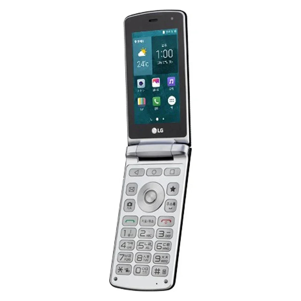 LG Smart Folder 4G LTE Mobile Phone Unlocked LG D486 X100 Unlocked Original Android LG D486 X100 Wine Used Phone
