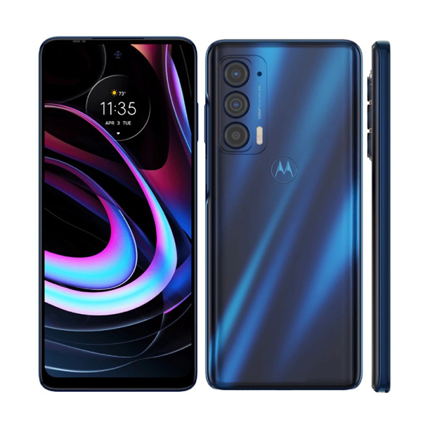 Motorola moto edge 5G UW (2021) (XT2141) 6.8" 1080x2460 pixels Original Android Smartphone Used phone