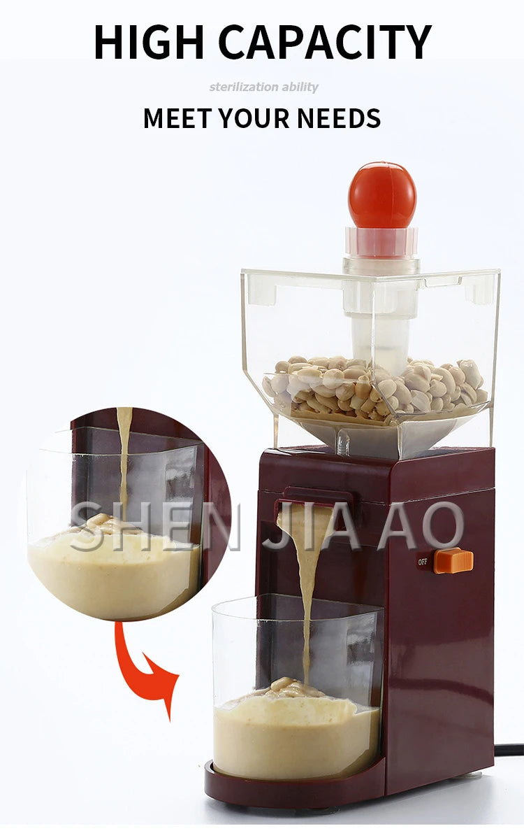 Household Electric Peanut Butter Making Machine Cooking Grinder Household Small Grinder Sesame Paste Machine Food Processor