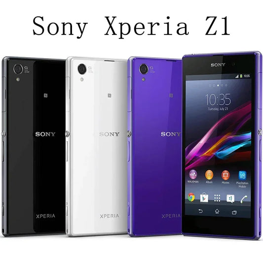 Unlocked Original Sony Xperia Z1 C6903 Refurbished Ericsson Xperia 20MP 5.0" CellPhone  WIFI Android Smart Phone