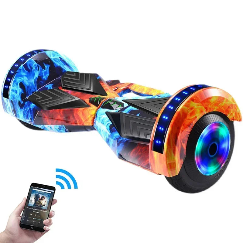 High Quality 8 Inch Two Wheel Hoverboard Electric Self Balancing Scooter Led Lights Self-balancing Electric Scooters