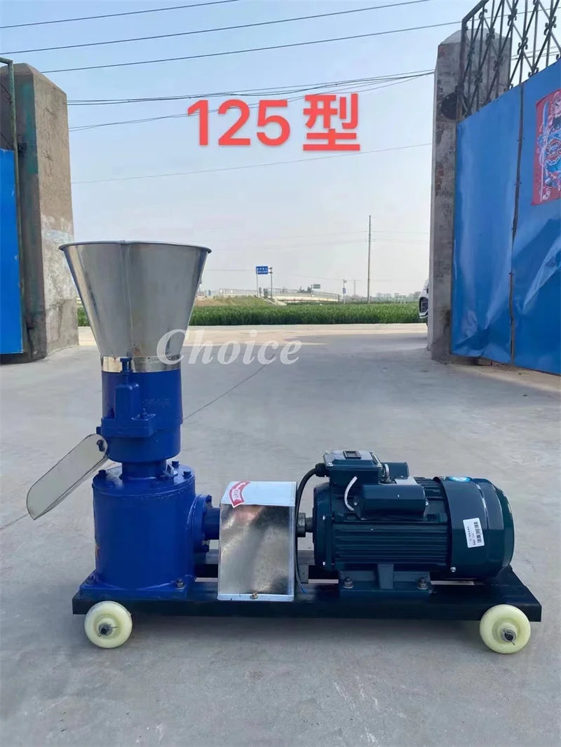 Hot Sale Poultry Chicken Feed Production Grinding Machine Animal Fish Food Processing Cattle Pig Sow Feed Pellet Making Machine