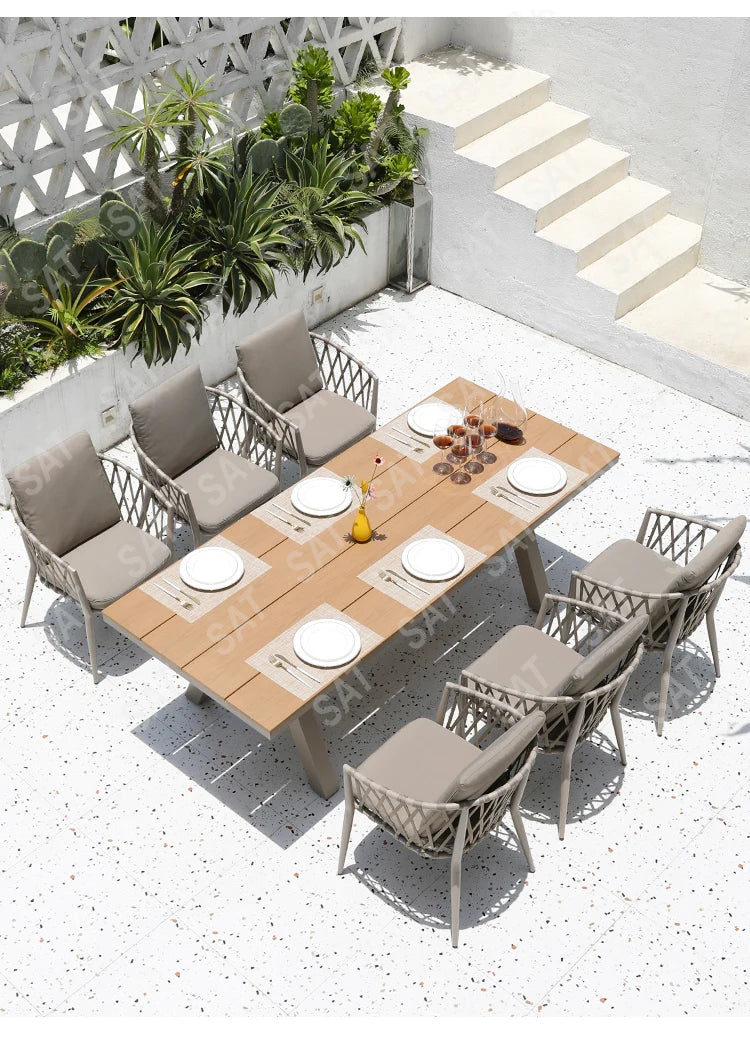 High quality Outdoor Natural Rattan Furniture Popular Garden Furniture Chair and Table Outdoor furniture Sets